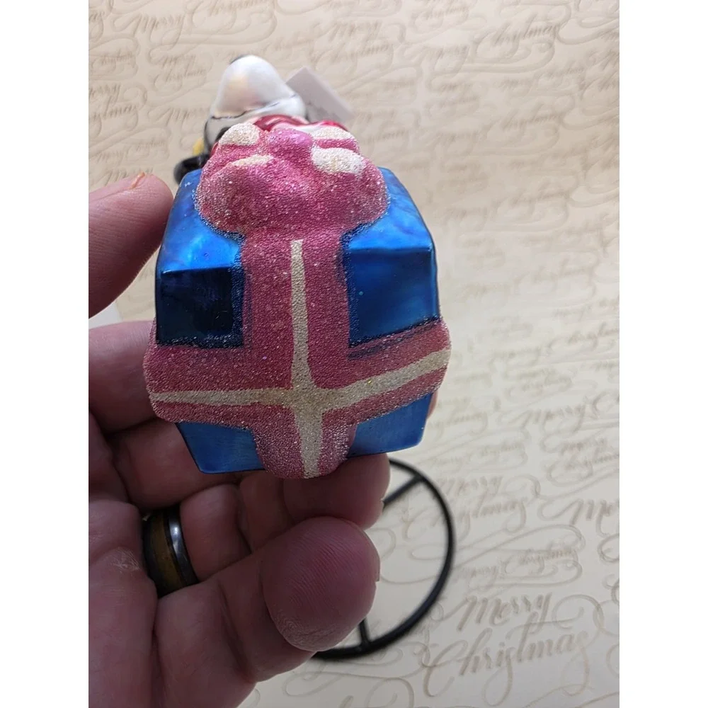 Christopher Radko Disney Noel Minnie Mouse 1997 Poland Glass Christmas Ornament